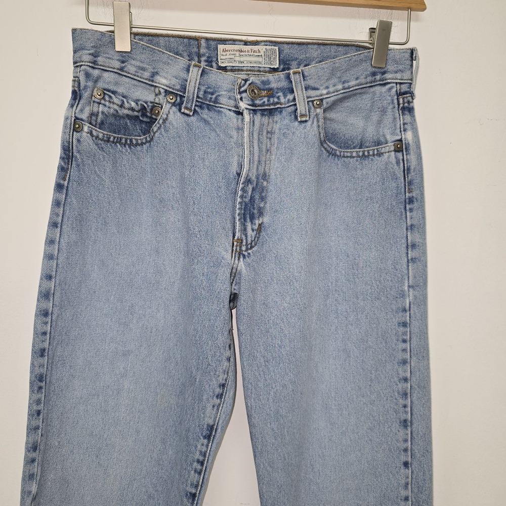 Abercrombie & Fitch Vintage Jeans Size 6 USA Made 5-Pocket Straight Leg Womens - Picture 3 of 13